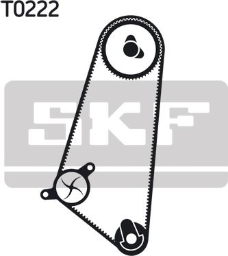 SKF VKMC 05401 - Vattenpump + kuggremssats xdelar.se