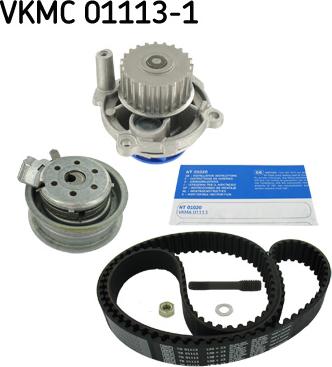 SKF VKMC 01113-1 - Vattenpump + kuggremssats xdelar.se