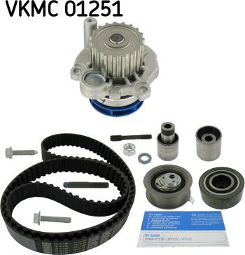 SKF VKMC 01251 - Vattenpump + kuggremssats xdelar.se