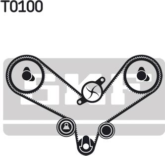 SKF VKMC 01201 - Vattenpump + kuggremssats xdelar.se