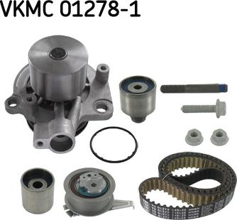 SKF VKMC 01278-1 - Vattenpump + kuggremssats xdelar.se