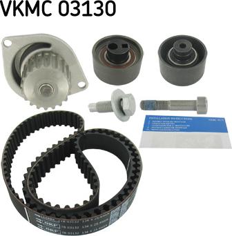 SKF VKMC 03130 - Vattenpump + kuggremssats xdelar.se