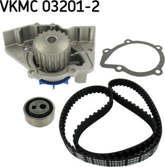 SKF VKMC 03201-2 - Vattenpump + kuggremssats xdelar.se