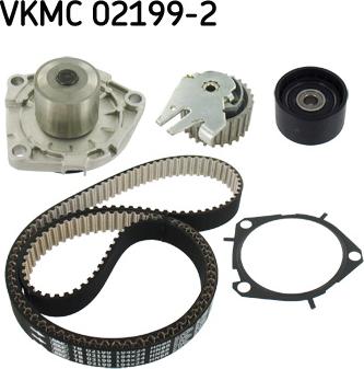 SKF VKMC 02199-2 - Vattenpump + kuggremssats xdelar.se