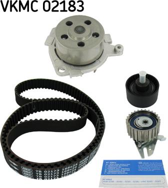 SKF VKMC 02183 - Vattenpump + kuggremssats xdelar.se