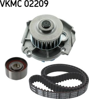 SKF VKMC 02209 - Vattenpump + kuggremssats xdelar.se