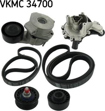 SKF VKMC 34700 - Vattenpump + spårremssats xdelar.se