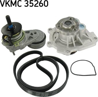 SKF VKMC 35260 - Vattenpump + spårremssats xdelar.se