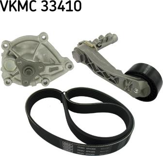 SKF VKMC 33410 - Vattenpump + spårremssats xdelar.se