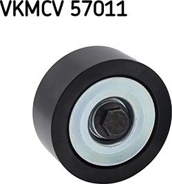 SKF VKMCV 57011 - Styrrulle, flerspårsrem xdelar.se