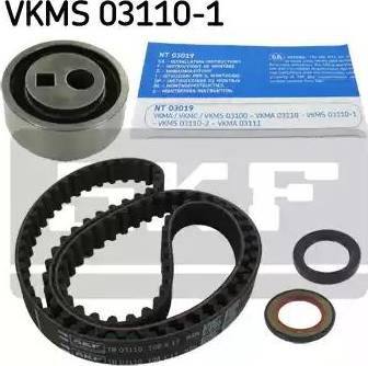 SKF VKMS 03110-1 - Tand / styrremssats xdelar.se