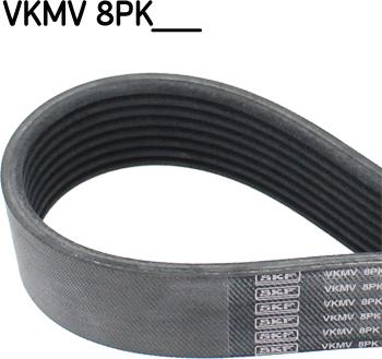 SKF VKMV 8PK1390 - Flerspårsrem xdelar.se