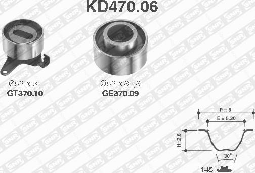 SNR KD470.06 - Tand / styrremssats xdelar.se