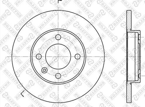 Blue Print ADV184352 - Bromsskiva xdelar.se