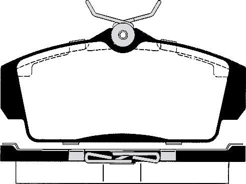 Magneti Marelli PF0344 - Bromsbeläggssats, skivbroms xdelar.se