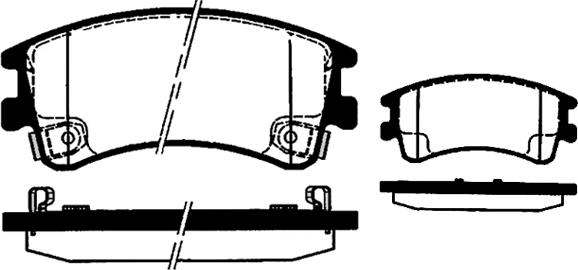 Magneti Marelli PF0295 - Bromsbeläggssats, skivbroms xdelar.se