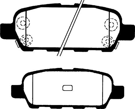 Magneti Marelli PF0473 - Bromsbeläggssats, skivbroms xdelar.se