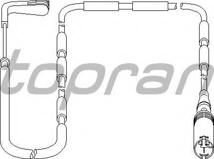 Topran 500 997 755 - Varningssensor, bromsbeläggslitage xdelar.se
