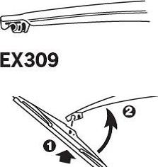 Trico EX309 - Torkarblad xdelar.se