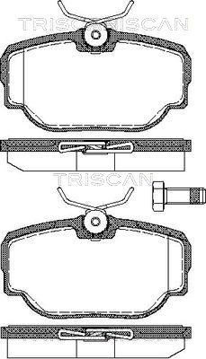 Valeo 302456 - Bromsbeläggssats, skivbroms xdelar.se