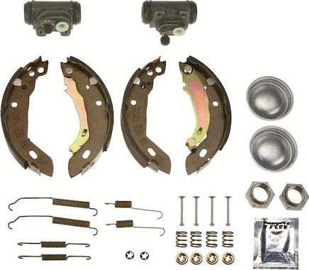 TRW BK1136 - Bromsbackar, sats xdelar.se