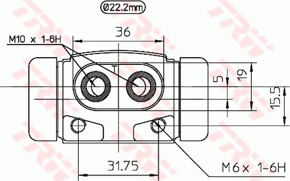 TRW BWH241 - Hjulcylinder xdelar.se