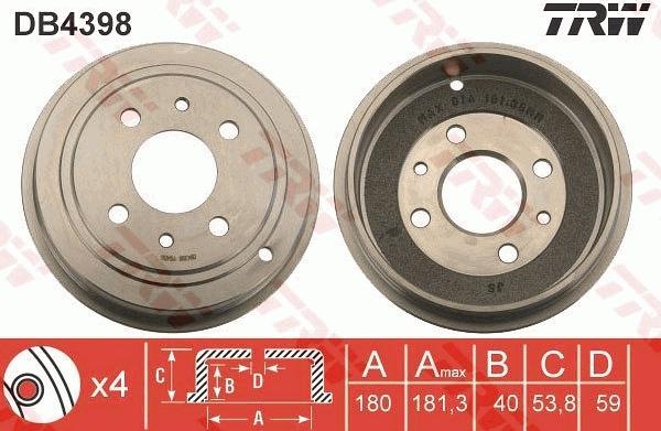 TRW DB4398 - Bromstrumma xdelar.se