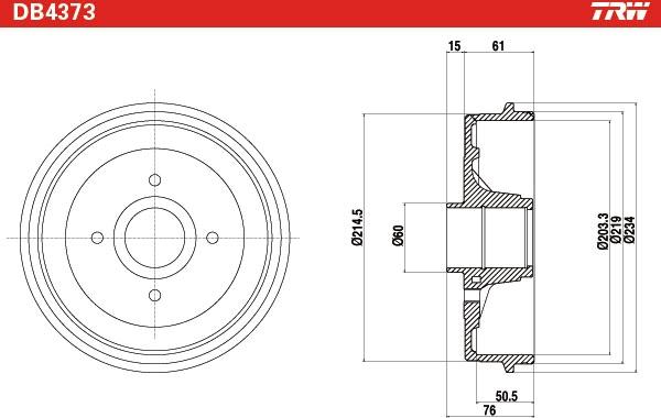 TRW DB4373 - Bromstrumma xdelar.se