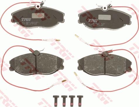 TRW GDB1194 - Bromsbeläggssats, skivbroms xdelar.se