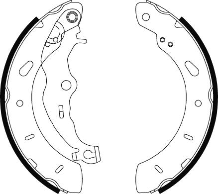 TRW GS8806 - Bromsbackar, sats xdelar.se