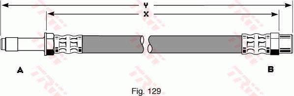 TRW PHB255 - Bromsslang xdelar.se