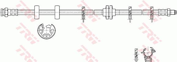 TRW PHB274 - Bromsslang xdelar.se