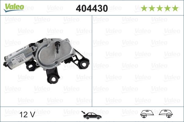 Valeo 404430 - Vindrutetorkarmotor xdelar.se