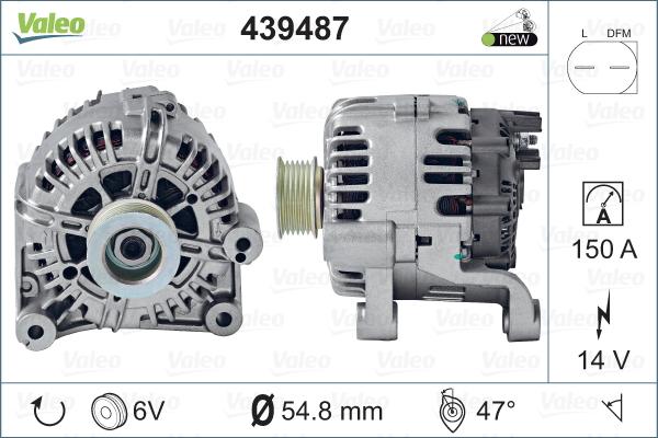 Valeo 439487 - Generator xdelar.se