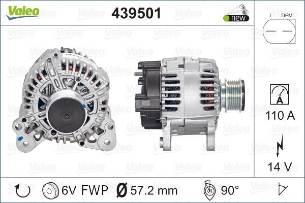 Valeo 439501 - Generator xdelar.se