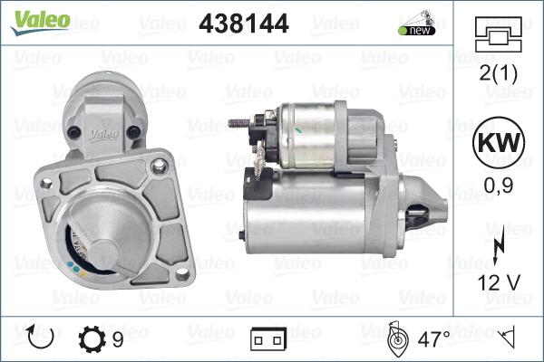 Valeo 438144 - Startmotor xdelar.se