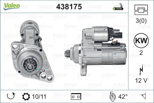 Valeo 438175 - Startmotor xdelar.se