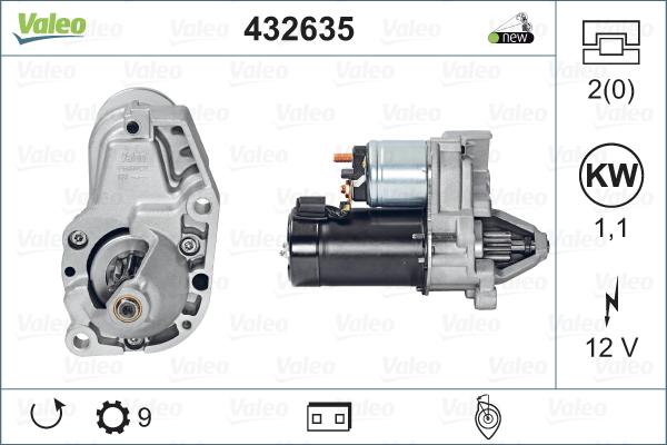 Valeo 432635 - Startmotor xdelar.se