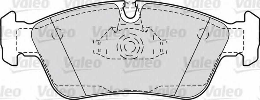 Valeo 540890 - Bromsbeläggssats, skivbroms xdelar.se