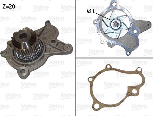 Valeo 506922 - Vattenpump xdelar.se