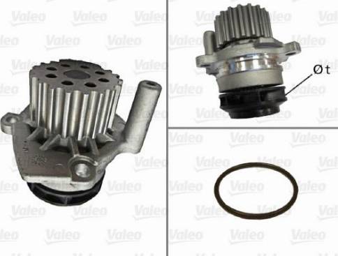 Valeo 506974 - Vattenpump xdelar.se