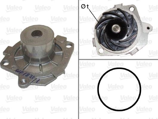 Valeo 506590 - Vattenpump xdelar.se