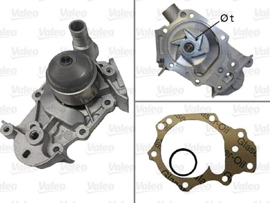 Valeo 506580 - Vattenpump xdelar.se