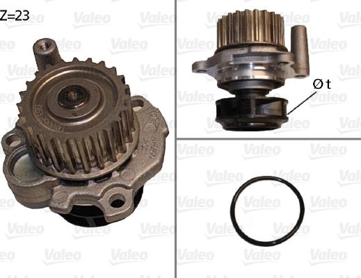 Valeo 506532 - Vattenpump xdelar.se