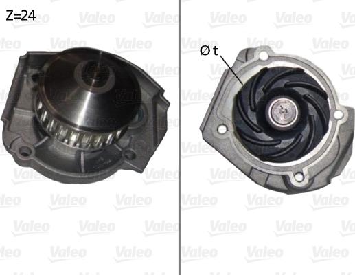 Valeo 506640 - Vattenpump xdelar.se