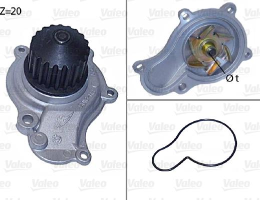 Valeo 506605 - Vattenpump xdelar.se