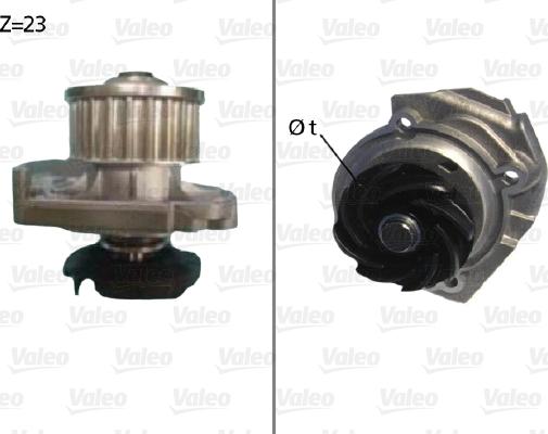 Valeo 506686 - Vattenpump xdelar.se