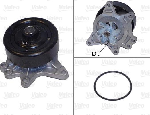 Valeo 506844 - Vattenpump xdelar.se