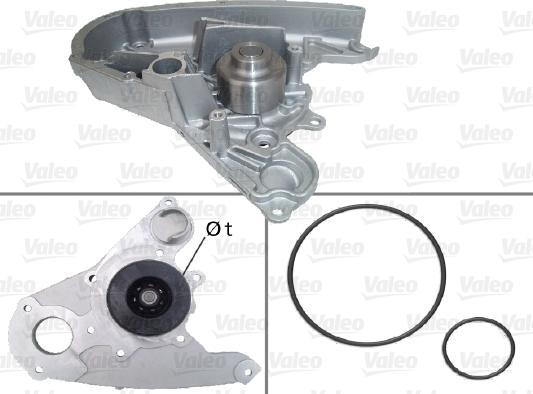 Valeo 506864 - Vattenpump xdelar.se