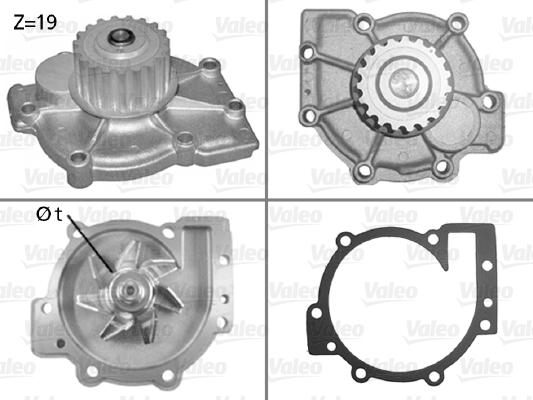 Valeo 506325 - Vattenpump xdelar.se